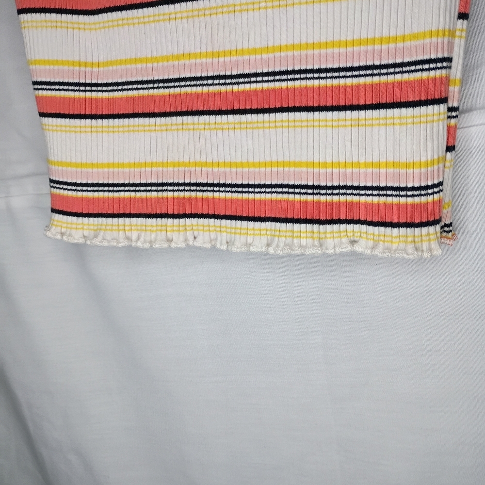 Forever 21 Multicolor Striped Ruffle Tee - Picture 9 of 9